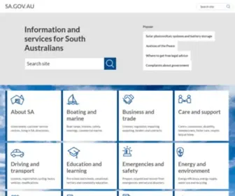 SA.gov.au(Green Industries SA) Screenshot