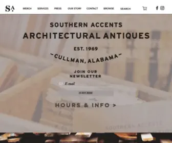 SA1969.com(Southern Accents Architectural Antiques) Screenshot