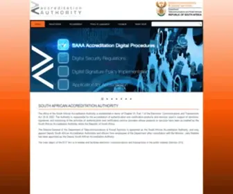 Saaa.gov.za(South African Accreditation Authority) Screenshot