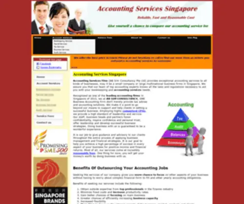 Saaaccounting.com(Accounting Services Singapore) Screenshot