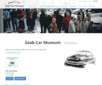 SAABCArmuseum.se(Saab Car Museum) Screenshot