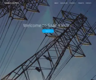 Saabelectric.com(Saab Electric) Screenshot