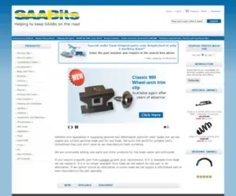 Saabits.com(SAAB parts UK) Screenshot