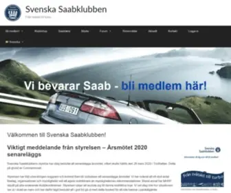 Saabklubben.se(Svenska Saabklubben) Screenshot