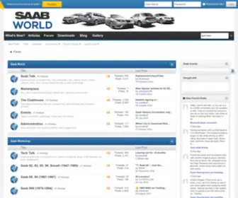 Saabworld.net(Saab) Screenshot