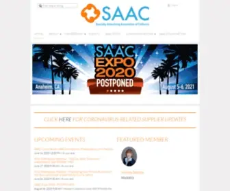 Saac.net(Specialty Advertising Association of California) Screenshot