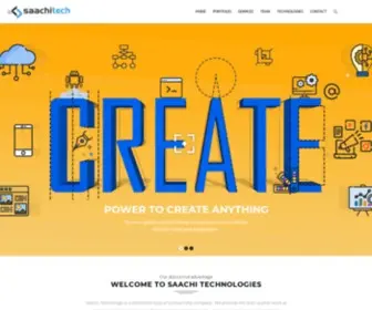 Saachitech.com(Saachi Technologies) Screenshot