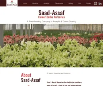 Saad-Assaf.co.il(Saad-Assaf Flower Bulbs Nurseries) Screenshot