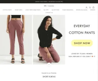 Saadaa.in(Shop Home Furnishing And Apparel) Screenshot