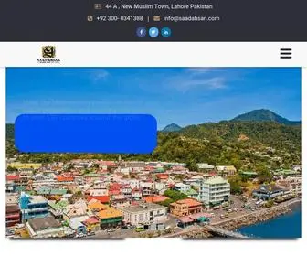 Saadahsan.com(Saad Ahsan Immigration Law Firm) Screenshot