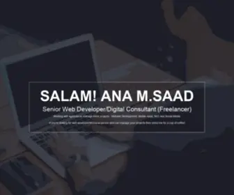 Saadashraf.net(Freelance Web Designer Dubai) Screenshot