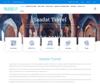 Saadattravel.com(IranMedopia) Screenshot