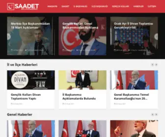 Saadetrize.com(Saadet Rize İl ve İlçe Başkanlığı) Screenshot