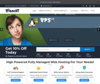 Saadit.com(Choosing the best Web Hosting Services and Digital Marketing Agency) Screenshot