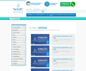 Saaeatibaia.com.br(Saneamento Ambiental Atibaia) Screenshot
