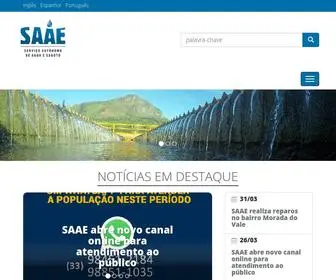 Saaegv.com.br(Saae governador valadares) Screenshot
