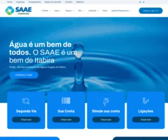 Saaeitabira.com.br(água) Screenshot