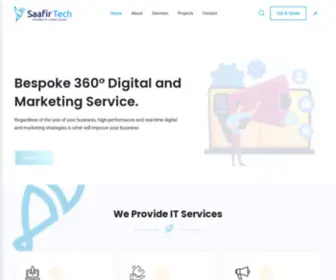 Saafirtech.com(A Leading Travel Technology & Digital Marketing Company) Screenshot