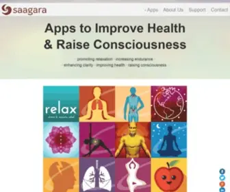 Saagara.com(Improving Health and Raising Consciousness) Screenshot