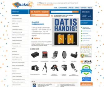 Saake-Shop.nl(Accu's en batterijen voor Foto en Videocamera's) Screenshot