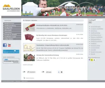 Saalfelden.at(Saalfelden am Steinernen Meer) Screenshot