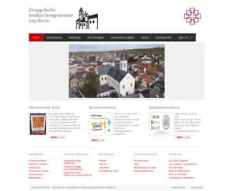 Saalkirche-Ingelheim.de(Evangelische Saalkirchengemeinde Ingelheim) Screenshot