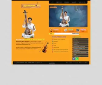 Saamavedamusicacademy.in(Saamaveda Music Academy) Screenshot