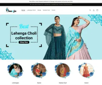 Saanju.com(Saanju Fashion) Screenshot