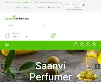 Saanviperfumers.com(Saanvi Perfumers) Screenshot