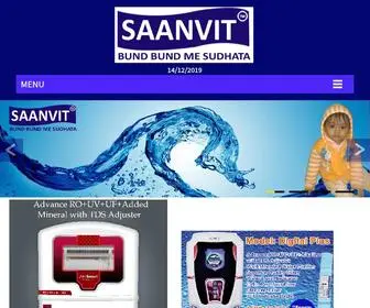 Saanvit.com(Saanvit Enterprises RO System) Screenshot