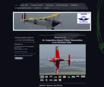 Saapaclub.com(St. Augustine Airport Pilots Association in Saint Augustine) Screenshot