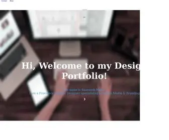 Saaranshmalik.com(My Design Portfolio) Screenshot