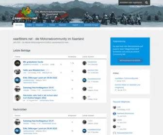 Saarbikers.net(Die Motorradgemeinschaft aus dem Saarland) Screenshot