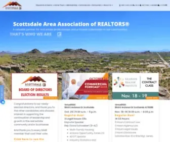 Saaronline.com(Scottsdale Area Association of REALTORS®) Screenshot