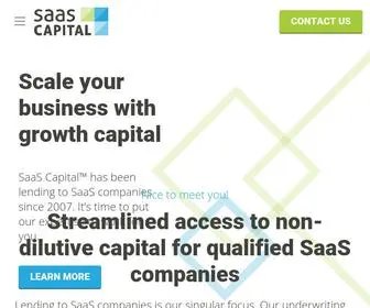 Saas-Capital.com(SaaS Capital Home) Screenshot