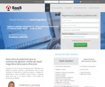 Saasargentina.com(SaaS Argentina. Sistema de gestión online simple) Screenshot