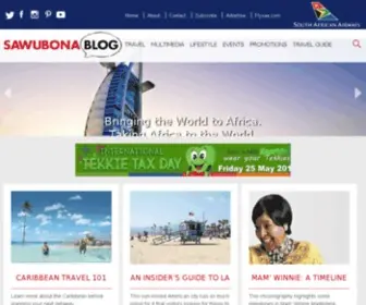 Saasawubona.com(Sawubona Magazine) Screenshot