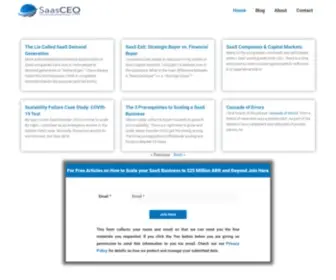 Saasceo.com(SaasCEO) Screenshot