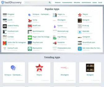 Saasdiscovery.com(Crowdsourced SaaS Discovery Engine) Screenshot