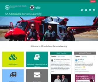 Saaselearning.com.au(SA Ambulance Service eLearning) Screenshot