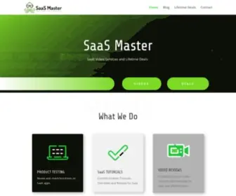 Saasm.co(Saas master lifetime deals and exclusive yearly discounts) Screenshot