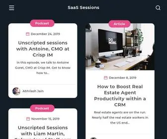 Saassessions.com(SaaS Sessions) Screenshot