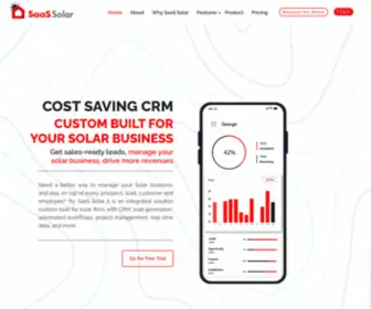 Saassolar.com(Empowering Businesses with Sustainable Energy Solutions) Screenshot