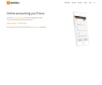 Saasu.com(Online Accounting) Screenshot