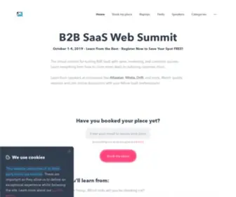 Saaswebsummit.com(SaaS Web Summit by) Screenshot