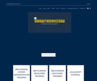 Saaswithservicenow.in(Servicenow) Screenshot