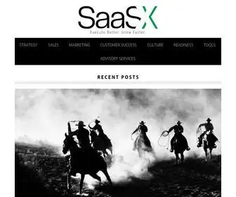 Saasx.com(SaaS Best Practices) Screenshot