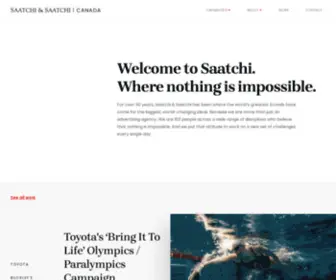 Saatchi.ca(Saatchi) Screenshot