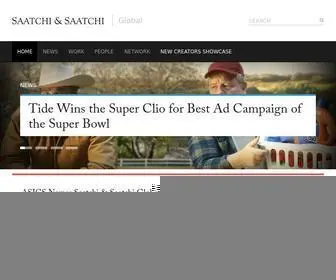 Saatchi.com(The Lovemarks company. Nothing) Screenshot