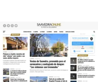 Saavedraonline.com.ar(El portal del barrio) Screenshot